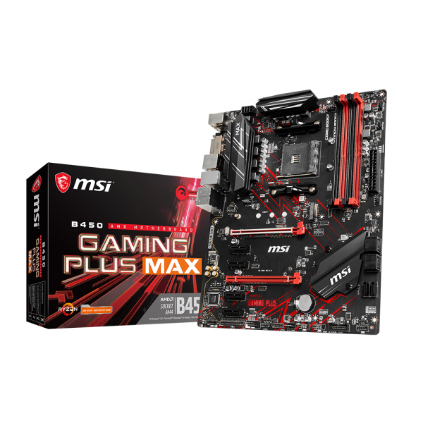 MSI Alaplap AM4 B450 GAMING PLUS MAX AMD B450, ATX