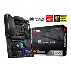 MSI Alaplap AM4 MPG B550 GAMING PLUS AMD B550, ATX