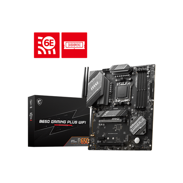 MSI Alaplap AM5 B650 GAMING PLUS WIFI AMD B650, mATX