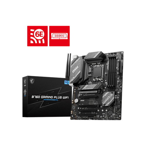 MSI Alaplap S1700 B760 GAMING PLUS WIFI WIFI Intel B760, ATX