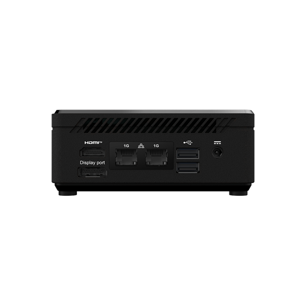 MSI Business DT Cubi N ADL S-225BEU, Intel N100, Intel HD Graphics, M.2 NVME, 4xUSB, USB-C, HDMI, DP, 2xRJ45, Black