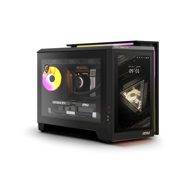 MSI GAMING DT MEG Vision X AI 2NVZ9-046EU, Ultra 9 285K, 128GB, 2TB, RTX 5090 32GB, 1200W, Liquid, Win11H, 13" FHD panel