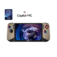 MSI Gaming Handheld Claw 8 AI+ A2VM-093HU, 8" FHD+, Ultra 7 258V, 32GB, 1TB, Win11H, Sandstorm/Black kézikonzol