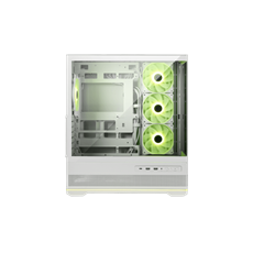 MSI Ház ATX PANO 110R PZ, 4xARGB ventilátor, Tápegység nélkül, üvegfalú, fehér