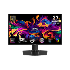 MSI Monitor GAMING MAG 271QP QD-OLED X24 26,5" WQHD 2560x1440 16:9 240Hz 0,03ms 2x HDMI, DP, Black