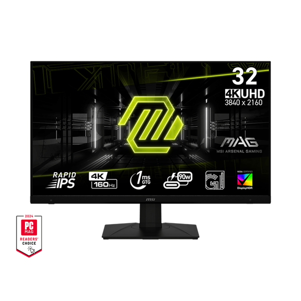 MSI Monitor GAMING MAG 322URDF E16 32" UHD, 3840x2160, 320/160Hz IPS, 440cd/m2, 1 ms, HDMI, DP, USB-C, Black