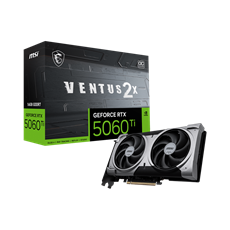 MSI Videokártya PCI-Ex16x nVIDIA RTX 5060 Ti VENTUS 2X PLUS 16GB DDR7 OC