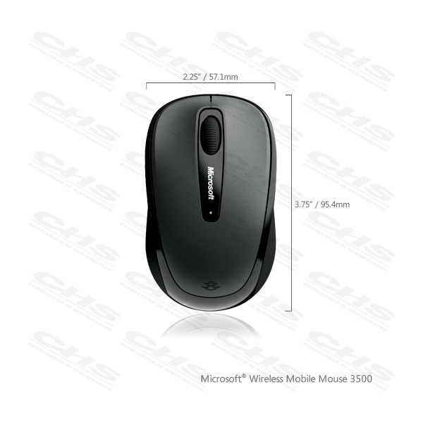 MICROSOFT HW Egér Vezeték Nélküli Mobile 3500 Fekete