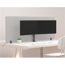 MULTIBRACKETS Asztali konzol (2 képernyős rögzítőkar), M Deskmount Basic Dual (15-27", max.VESA: 100x100 mm, 10 kg)