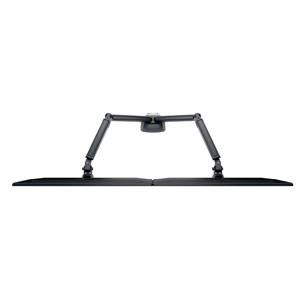 MULTIBRACKETS 2 karos asztali konzol, M Deskmount Gas Spring Dual Black (15-30", max.VESA: 100x100 mm, 9 kg)