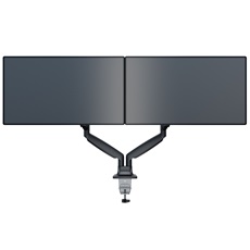 MULTIBRACKETS 2 karos asztali konzol, M Deskmount Gas Spring Dual Black (15-30", max.VESA: 100x100 mm, 9 kg)