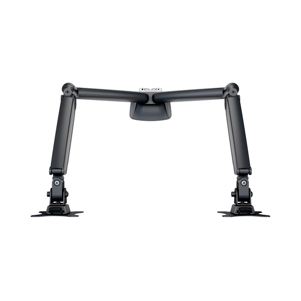 MULTIBRACKETS 2 karos asztali konzol, M Deskmount Gas Spring Dual Black (15-30", max.VESA: 100x100 mm, 9 kg)