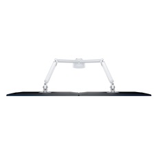 MULTIBRACKETS 2 karos asztali konzol, M Deskmount Gas Spring Dual White (15-27", max.VESA: 100x100 mm, 9 kg)