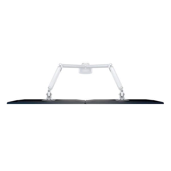 MULTIBRACKETS 2 karos asztali konzol, M Deskmount Gas Spring Dual White (15-27", max.VESA: 100x100 mm, 9 kg)
