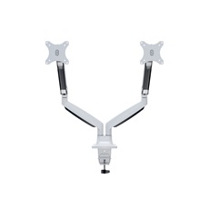 MULTIBRACKETS 2 karos asztali konzol, M Deskmount Gas Spring Dual White (15-27", max.VESA: 100x100 mm, 9 kg)