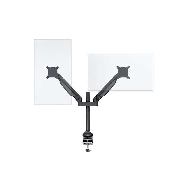 MULTIBRACKETS 2 karos asztali konzol, M VESA Gas Lift Arm Dual Black HD