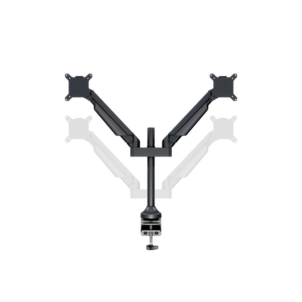 MULTIBRACKETS 2 karos asztali konzol, M VESA Gas Lift Arm Dual Black HD