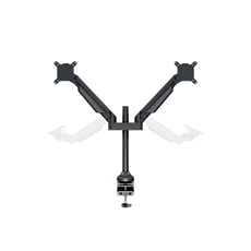 MULTIBRACKETS 2 karos asztali konzol, M VESA Gas Lift Arm Dual Black HD