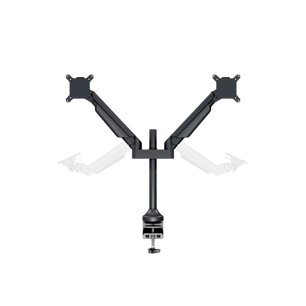 MULTIBRACKETS 2 karos asztali konzol, M VESA Gas Lift Arm Dual Black HD