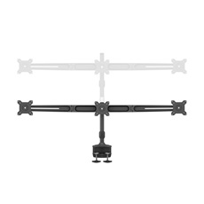 MULTIBRACKETS 3 karos asztali konzol, M VESA Desktopmount Triple Desk Clamp 15"-24"