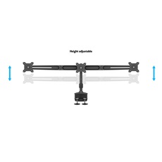 MULTIBRACKETS 3 karos asztali konzol, M VESA Desktopmount Triple Desk Clamp 15"-24"
