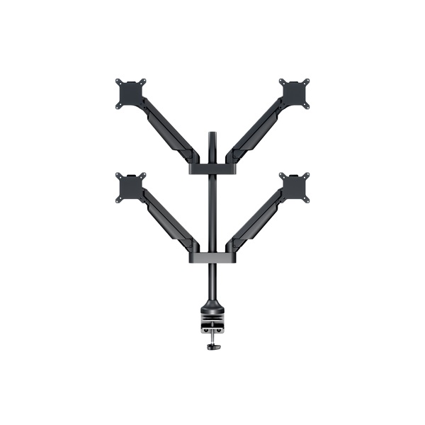 Multibrackets Gaslift asztali rögzítő  HD Quad (4) karos konzol fekete
