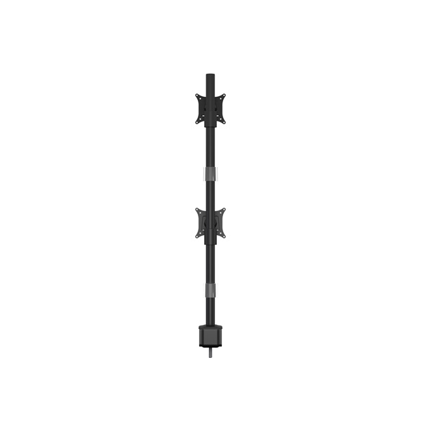 MULTIBRACKETS Asztali konzol (2 monitoros), M VESA Deskmount Officeline Dual Vertical Black
