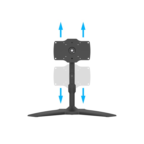 MULTIBRACKETS Asztali állvány, M VESA Desktopmount Single Stand 24-32" (max.VESA: 200x100 mm, 15kg)