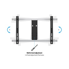 MULTIBRACKETS Fali konzol, M VESA Flexarm Thin Black Large (37-65", max.VESA: 600x400 mm, 30 kg)