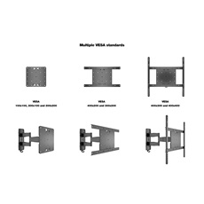 MULTIBRACKETS Fali konzol, M VESA Flexarm Tilt & Turn III (32-50", max.VESA: 400x400 mm, 25 kg)
