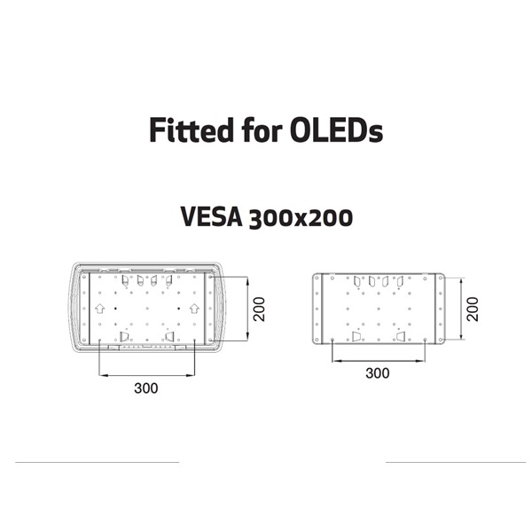 MULTIBRACKETS Fali konzol, M VESA Super Slim Tilt & Turn (32-65", max.VESA: 400x400 mm, 40 kg)