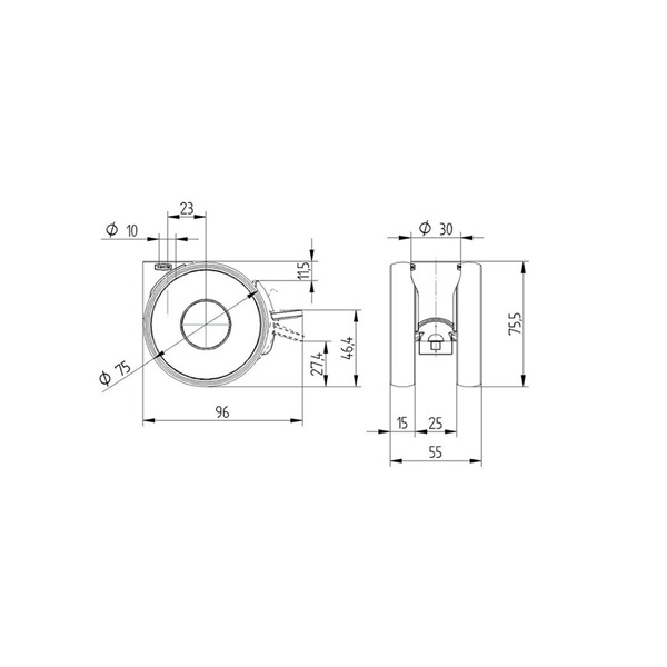 MULTIBRACKETS Gurulós motoros padlóállvány, M Motorized Floorstand 80 kg White HD (42-110")