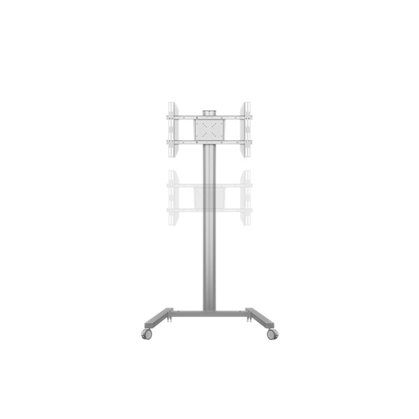 MULTIBRACKETS Gurulós padlóállvány, M Display Stand 180 Single Silver (32-65", max.VESA: 700x400 mm, 50 kg)