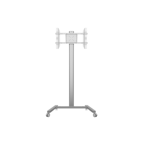 MULTIBRACKETS Gurulós padlóállvány, M Display Stand 180 Single Silver (32-65", max.VESA: 700x400 mm, 50 kg)