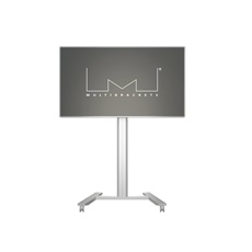 MULTIBRACKETS Gurulós padlóállvány, M Public Display Stand 180 HD Single Silver (55-80", max.VESA: 800x500 mm, 60 kg)