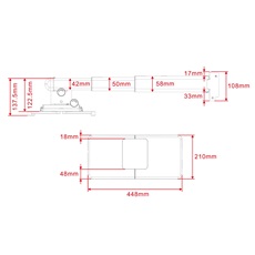 MULTIBRACKETS Projektor konzol, M Projector Mount Short Throw Deluxe 600-1300 Large