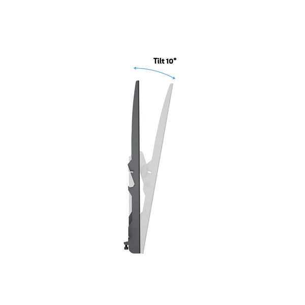 MULTIBRACKETS Fali konzol, M Universal Tilt Wallmount Black Medium (32-65", max.VESA: 400x400 mm, 75 kg)