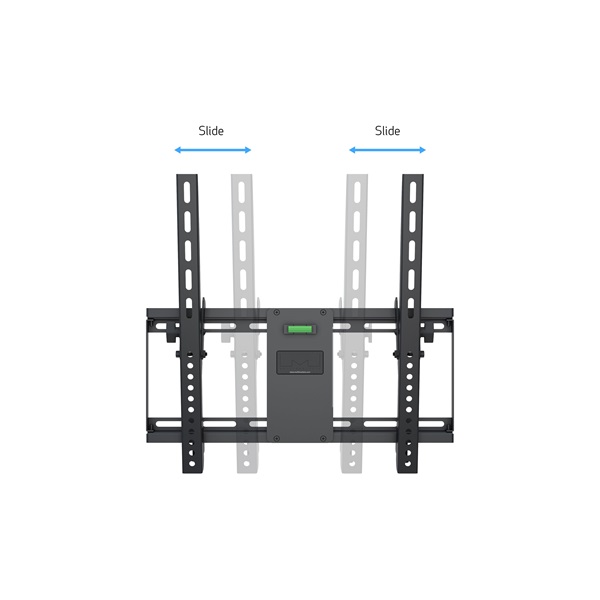 MULTIBRACKETS Fali konzol, M Universal Tilt Wallmount Black Medium (32-65", max.VESA: 400x400 mm, 75 kg)