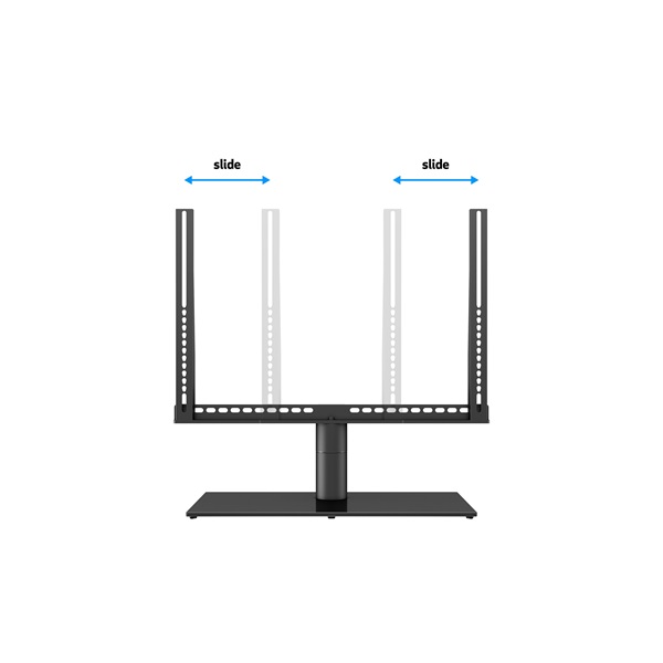 MULTIBRACKETS Forgatható asztali állvány, M VESA Tablestand Turn Black Large MAX 600x400 (40-60", 40kg)