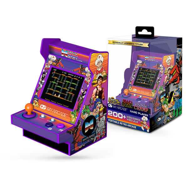 MY ARCADE Játékkonzol Data East 200+ Nano Player Retro Arcade 4.5"Hordozható, DUGNL-4121