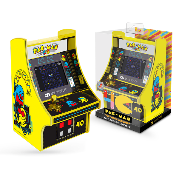 MY ARCADE Játékkonzol Pac-Man 40th Anniversary Micro Player Retro Arcade 6.75" Hordozható, DGUNL-3290