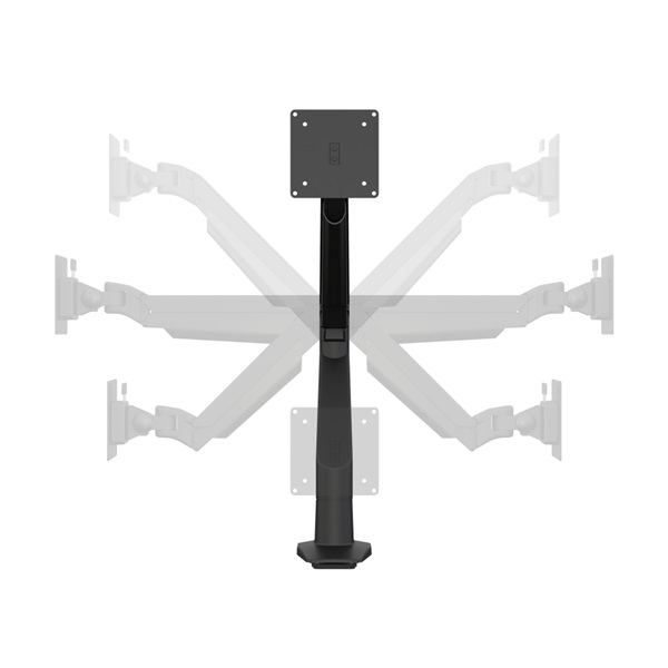 MULTIBRACKETS asztali konzol, M VESA Gas Lift Arm Single Black HD