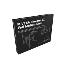 MULTIBRACKETS Fali konzol, M VESA Flexarm XL Full Motion Dual (40-85", max.VESA: 600x400 mm, 45 kg)
