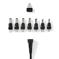 Nedis ACPA105 univerzális AC-DC tápegység, 5V-24V, 36W, 7 cserélhető táp dugó