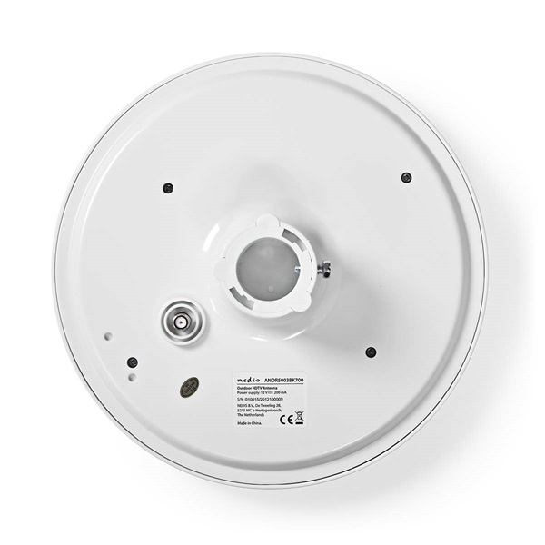 NEDIS ANOR5003BK700 kültéri HDTV antenna, Aktív Csatl. típ.: F-csatlakozó | FM / UHF / VHF Fogadási hatótáv: 0-50km
