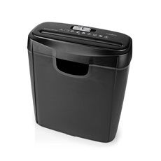 Nedis PASH112BKA4 iratmegsemmisítő, A4- es, 10L megsemmisített irat, DIN P-2 biztonsági szint – 6 mm széles csíkok
