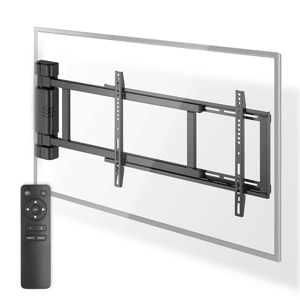 Nedis TVWM5860BK LCD TV / monitot motoros fali tartó konzol, 32-75", max. teherbírás 60 kg, faltáv:56mm, távirányító