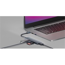 NEWELL HUN 5 in 1 USB-C univerzális elosztó, 2 db USB 2.0 + 1 db UDB 3.0 + SD + micro kártya olvasó, plug / play