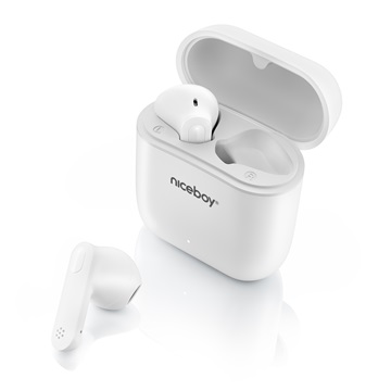 NICEBOY HIVE Beans vezeték nélküli fülhallgató, Fehér