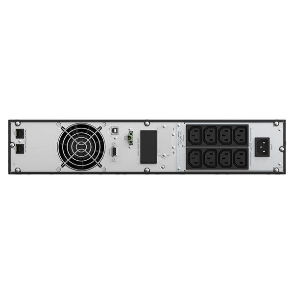 NJOY Szünetmentes Balder 1000, 1000VA, 1000W, Online rack (2U), LCD display